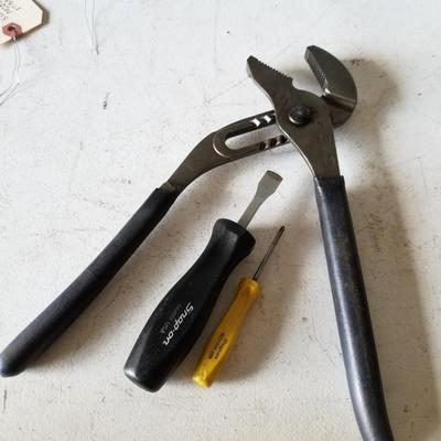 Snap On Screwdrivers & Channel Locks