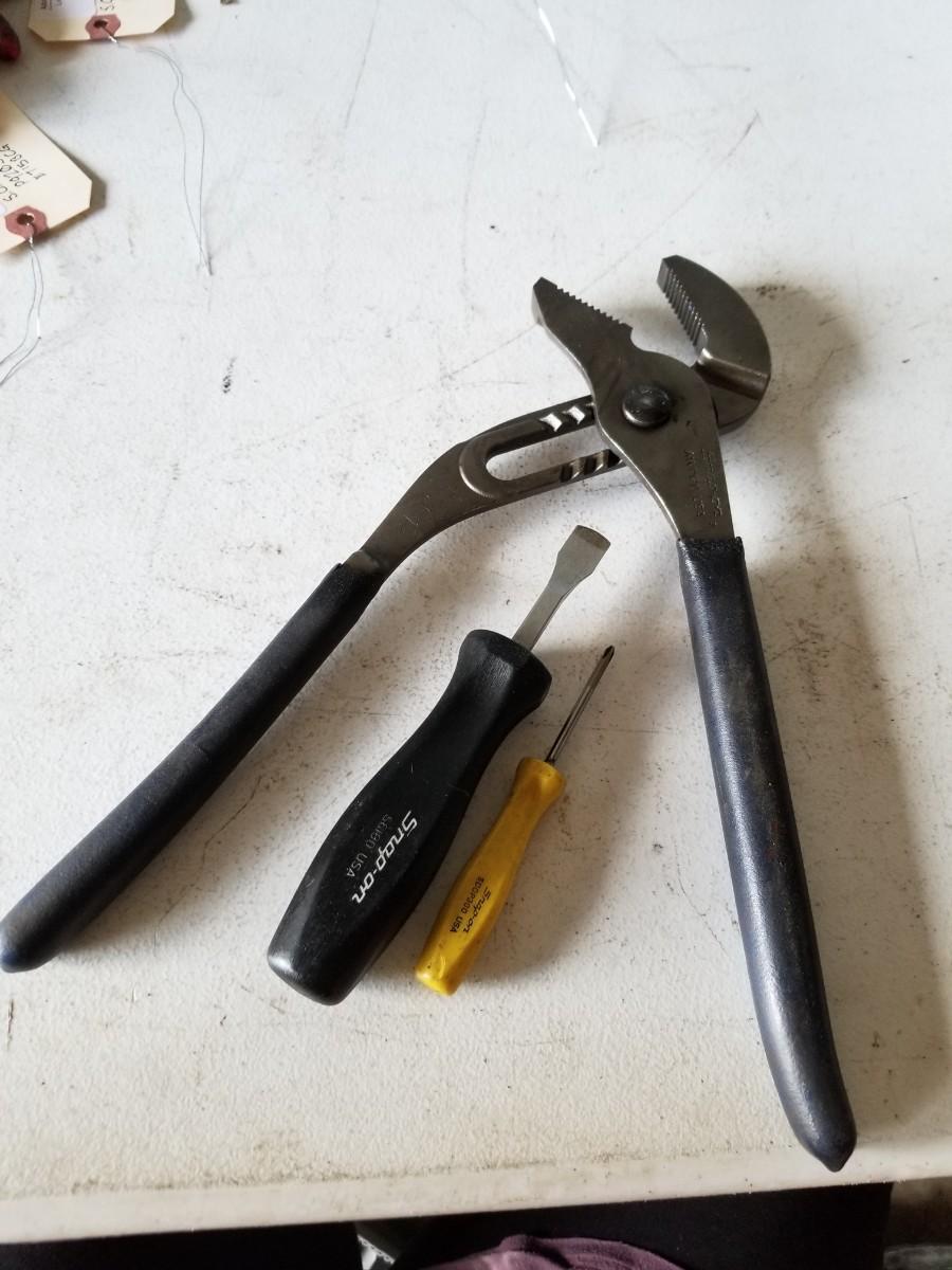 Snap On Screwdrivers & Channel Locks