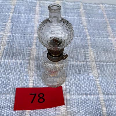 Vintage mini oil lamp