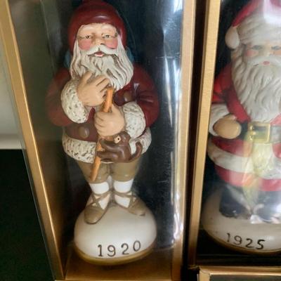 Santa Christmas Collectibles In Box