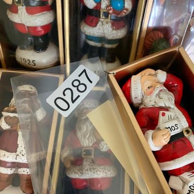 Santa Christmas Collectibles In Box