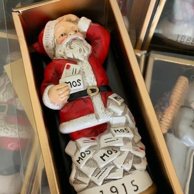 Santa Christmas Collectibles In Box