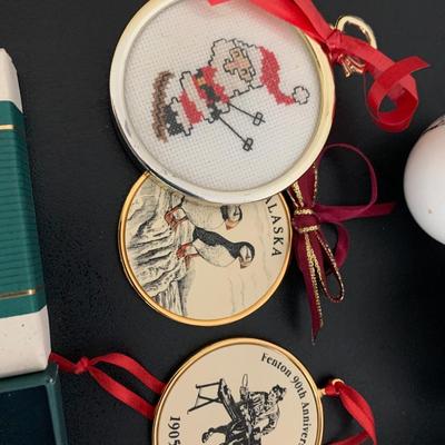 Christmas Ornament Lot Waterford Lenox Annapolis Maryland +++