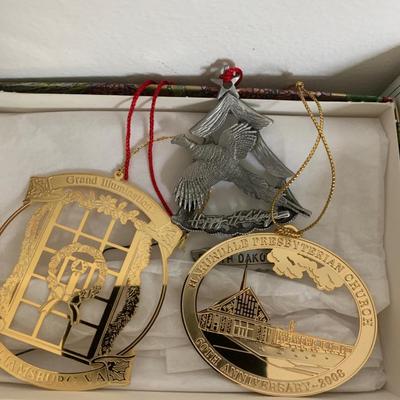 Christmas Ornament Lot Waterford Lenox Annapolis Maryland +++