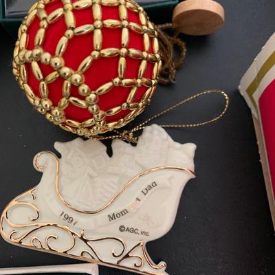 Christmas Ornament Lot Waterford Lenox Annapolis Maryland +++
