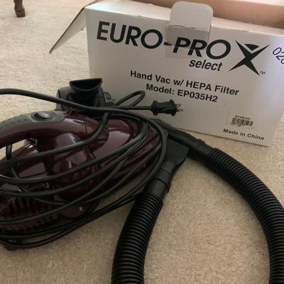 Euro Pro Hsnd Vacuum In Box - Appears Never Used