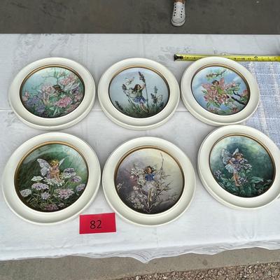 Set of Fairy Plates in Frames Set of 6 Villeroy & Boch