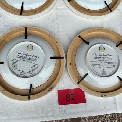 Set of Fairy Plates in Frames Set of 6 Villeroy & Boch