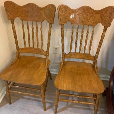 PAIR Press Back Chairs