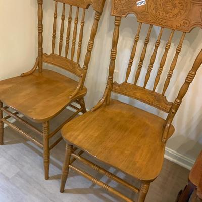 PAIR Press Back Chairs