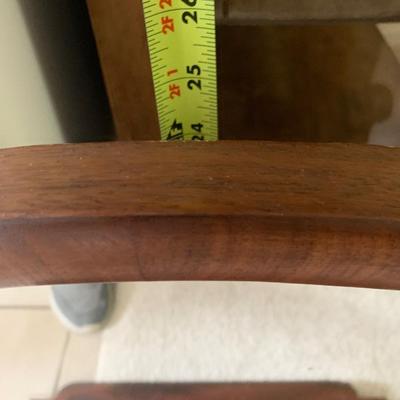 Dresser Top Heavy Wood Shaving Mirror