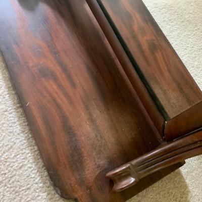 Dresser Top Heavy Wood Shaving Mirror