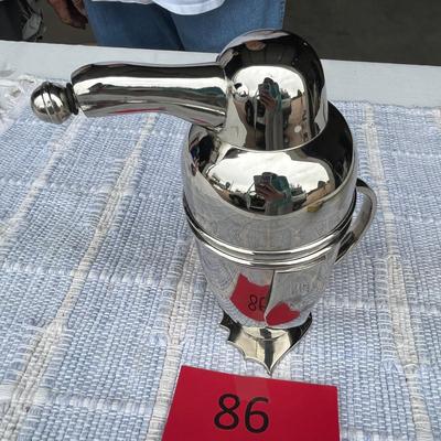 Chrome Penguin Cocktail Shaker
