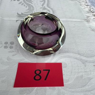 Geode Cased Paperweight Bowl