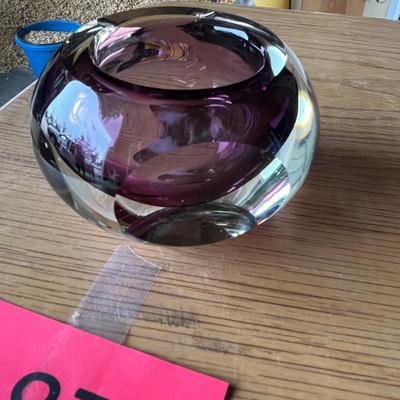 Geode Cased Paperweight Bowl