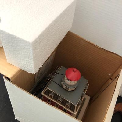 Lefton New London Ledge CT. Lighthouse & Lighthouse Photo -Lot 186