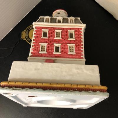 Lefton New London Ledge CT. Lighthouse & Lighthouse Photo -Lot 186