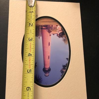 Lefton New London Ledge CT. Lighthouse & Lighthouse Photo -Lot 186