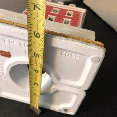 Lefton New London Ledge CT. Lighthouse & Lighthouse Photo -Lot 186