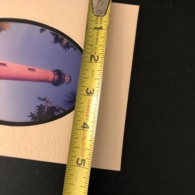 Lefton New London Ledge CT. Lighthouse & Lighthouse Photo -Lot 186