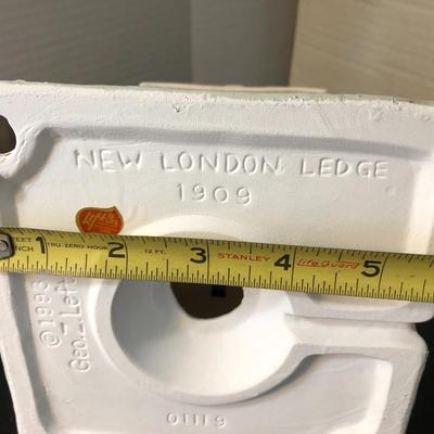 Lefton New London Ledge CT. Lighthouse & Lighthouse Photo -Lot 186