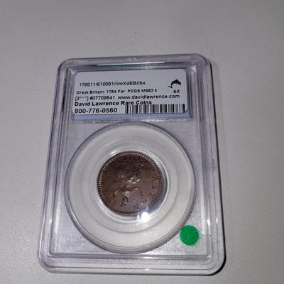 1754 Great Britain 1/4D