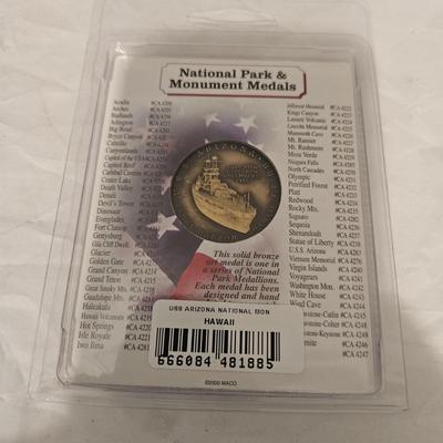 National Park & monument medal