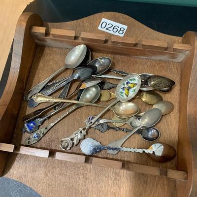 Travel Spoon Collection With Wall Display