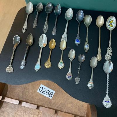 Travel Spoon Collection With Wall Display