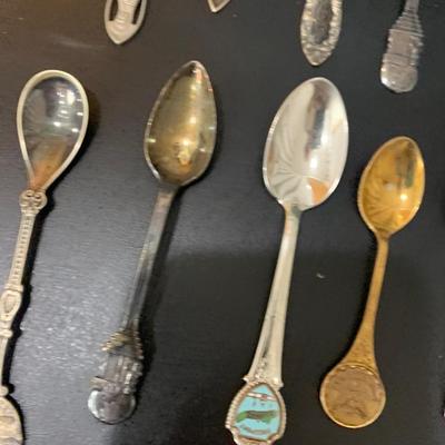 Travel Spoon Collection With Wall Display