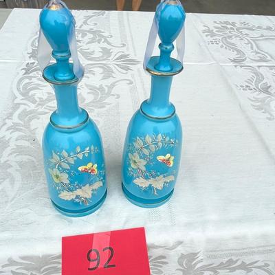 Bristol Glass Cologne Bottles