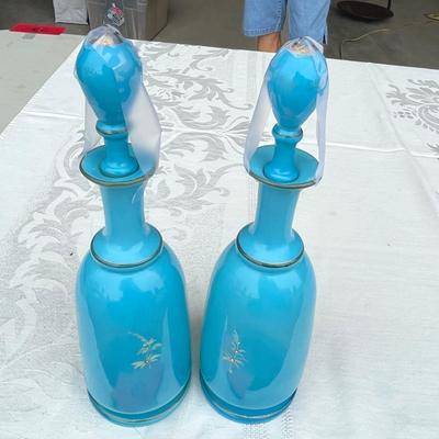 Bristol Glass Cologne Bottles