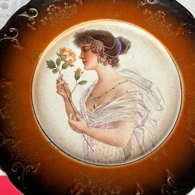 Pair of Lady Plates.