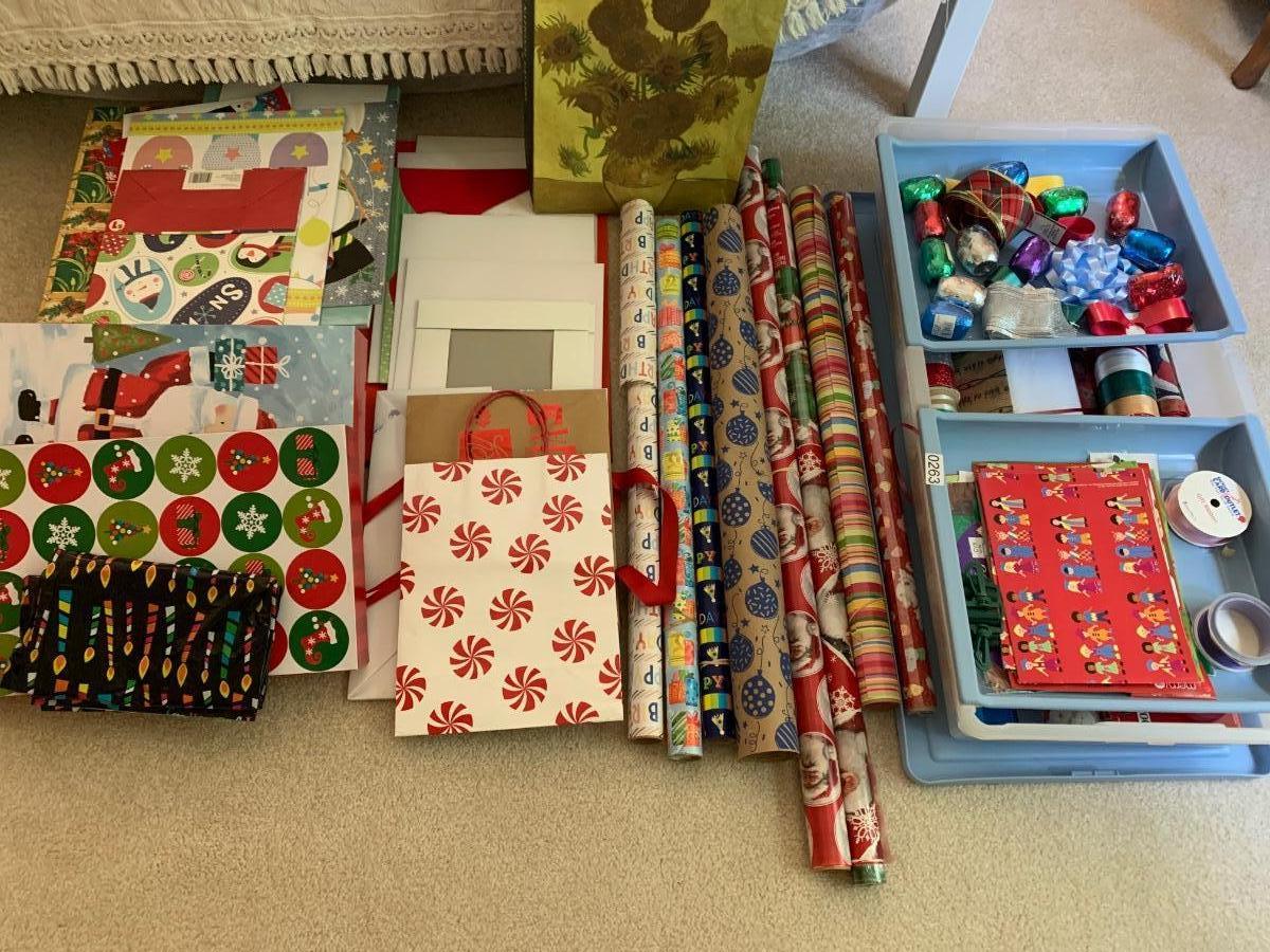 Large Christmas Wrapping & Accessories Lot