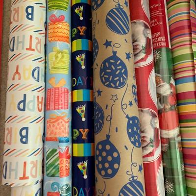 Large Christmas Wrapping & Accessories Lot