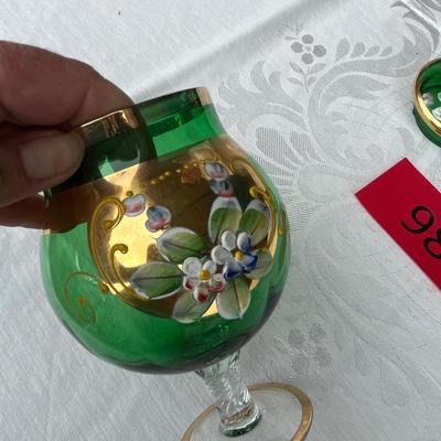 Emerald Green Candy Jar