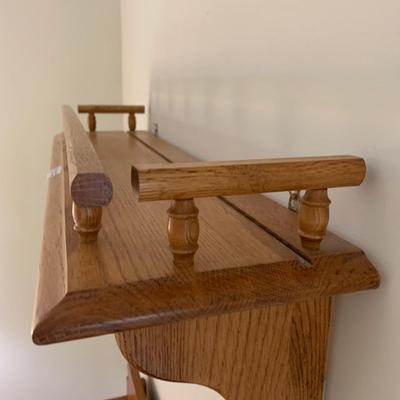 Wood Wall Display Shelf