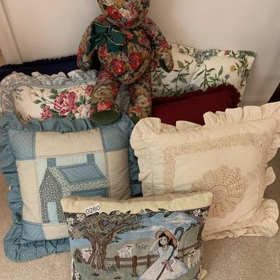 Throw Pillow Assortment Lot