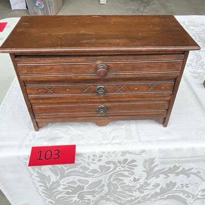 Antique Jewelry Dresser