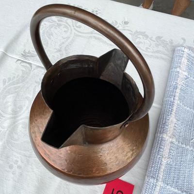 Copper 2 Spout pitcher.