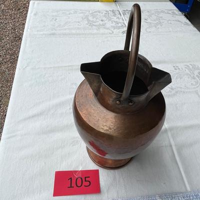 Copper 2 Spout pitcher.