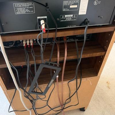 Stereo Components In Display Case