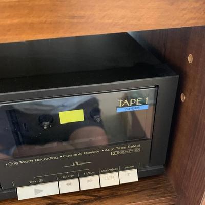 Stereo Components In Display Case