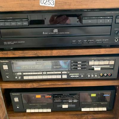 Stereo Components In Display Case
