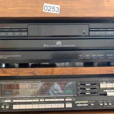 Stereo Components In Display Case