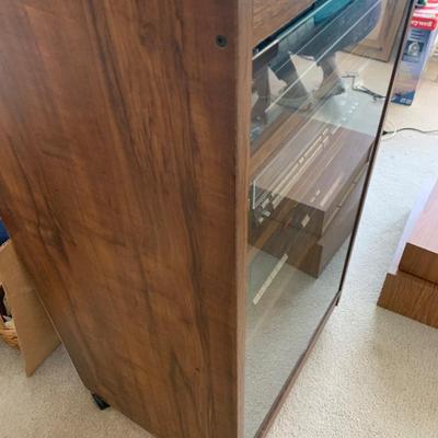 Stereo Components In Display Case