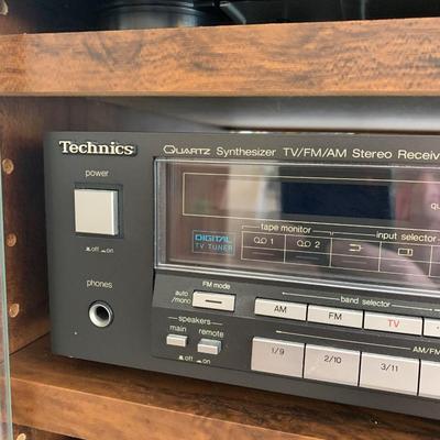 Stereo Components In Display Case