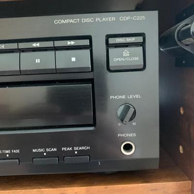 Stereo Components In Display Case