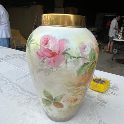 Large Limoge Vase, France