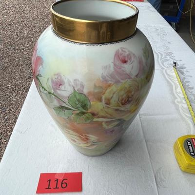 Large Limoge Vase, France